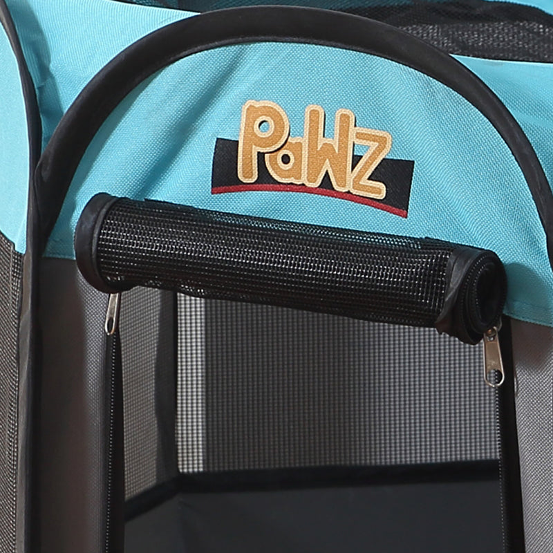 PaWz Dog Playpen Pet Play Pens Foldable Panel Tent Cage Portable Puppy Crate 30"