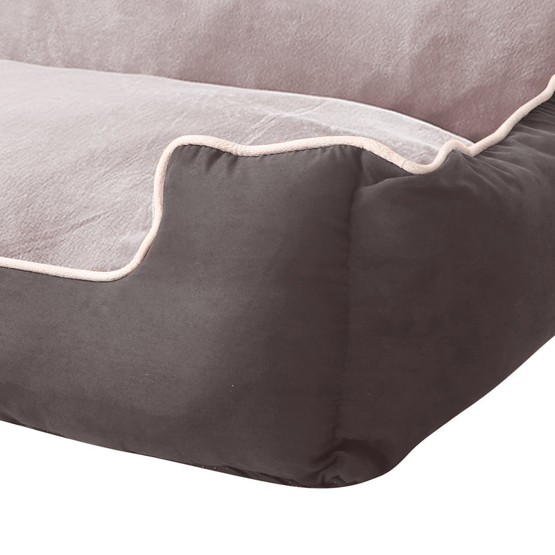 PaWz Pet Bed Dog Puppy Beds Cushion Pad Pads Soft Plush Cat Pillow Mat Grey L