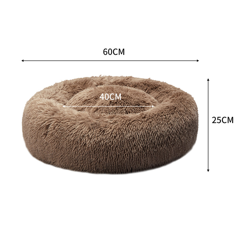 PaWz Pet Bed Mattress Dog Beds Bedding Cat Pad Mat Cushion Winter M Brown