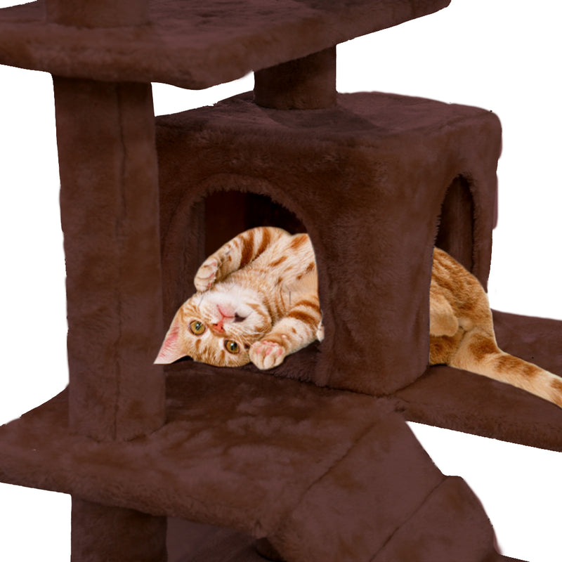 PaWz 1.3M Cat Scratching Post Tree Gym House Condo Furniture Scratcher Tower