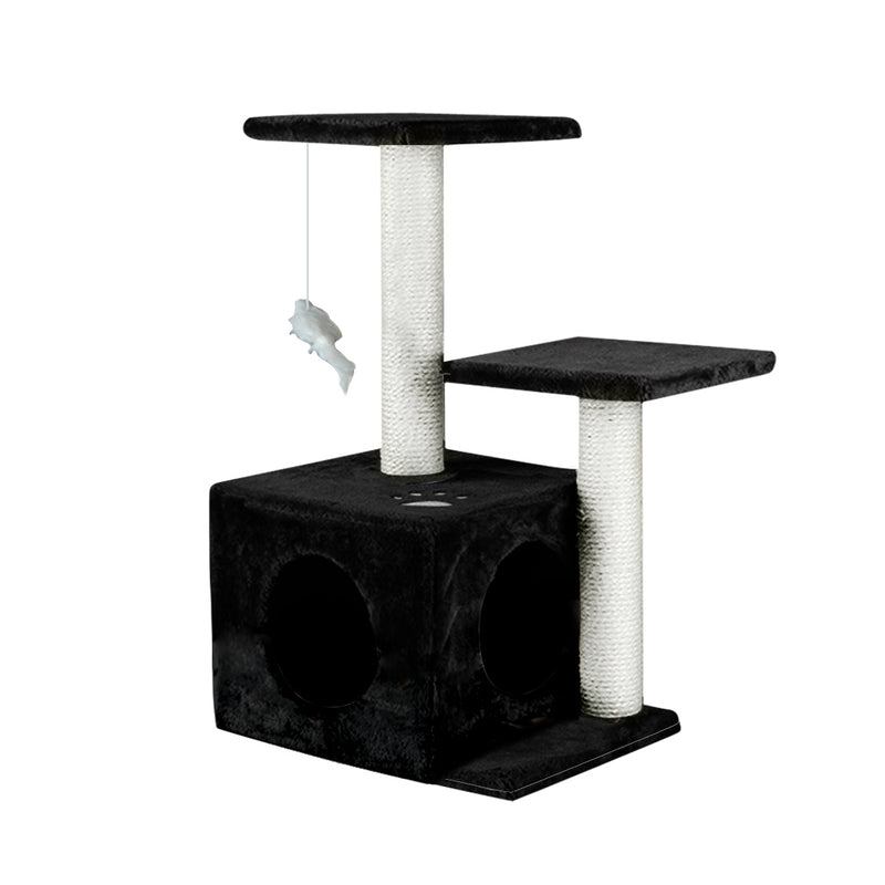 PaWz Cat Scratching Post Tree 0.6M Gym Home Condo Furniture Scratcher Pole Black