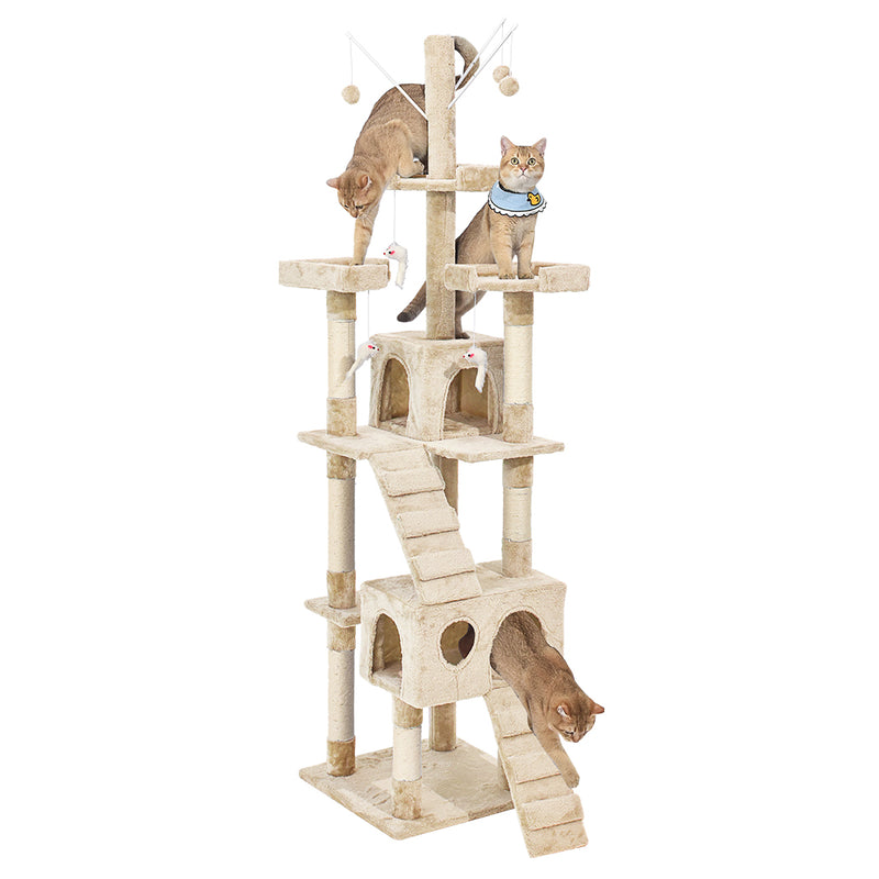 PaWz 2.1M Cat Scratching Post Tree Gym House Condo Furniture Scratcher Tower