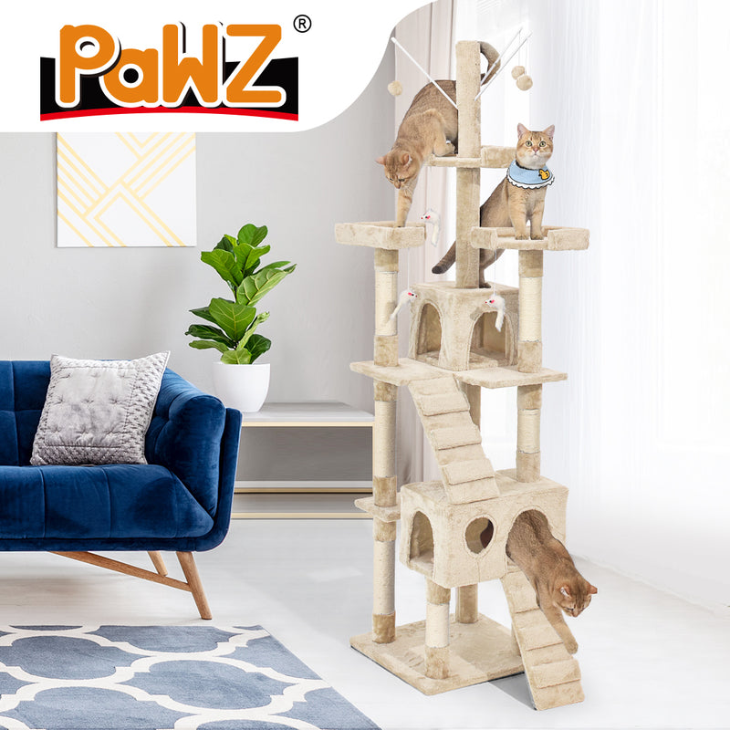 PaWz 2.1M Cat Scratching Post Tree Gym House Condo Furniture Scratcher Tower