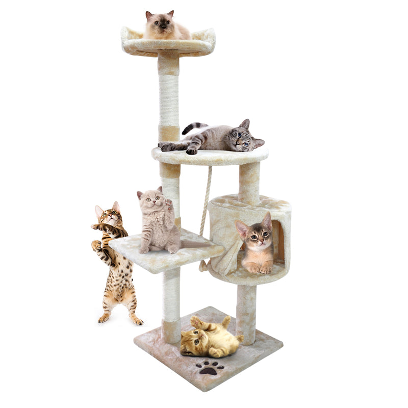 PaWz 1.1M Cat Scratching Post Tree Gym House Condo Furniture Scratcher Tower