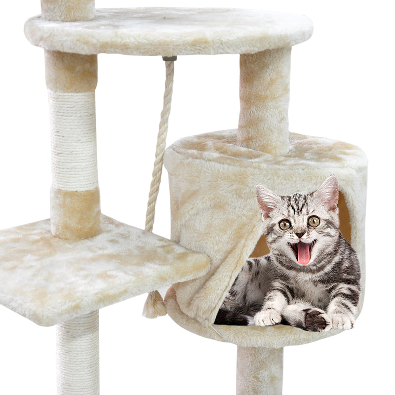 PaWz 1.1M Cat Scratching Post Tree Gym House Condo Furniture Scratcher Tower
