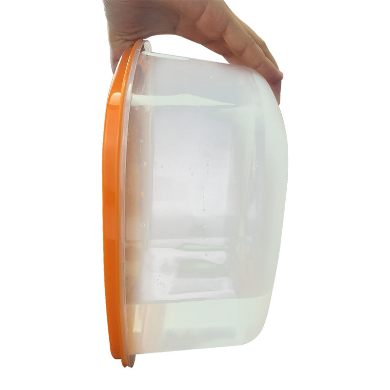 Set of 7 Reusable Bowl Food Fresh Keeping Sealing Lid Container Cover Plastic AU