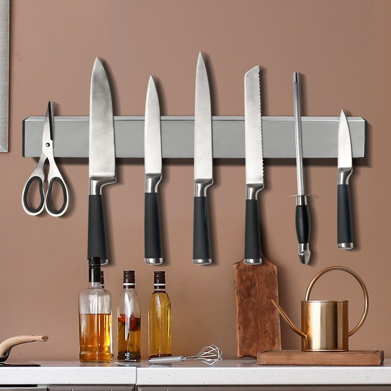 Magnetic wall mount knife holder Utensil Rack Heavy Duty Kitchen Chef Tool L