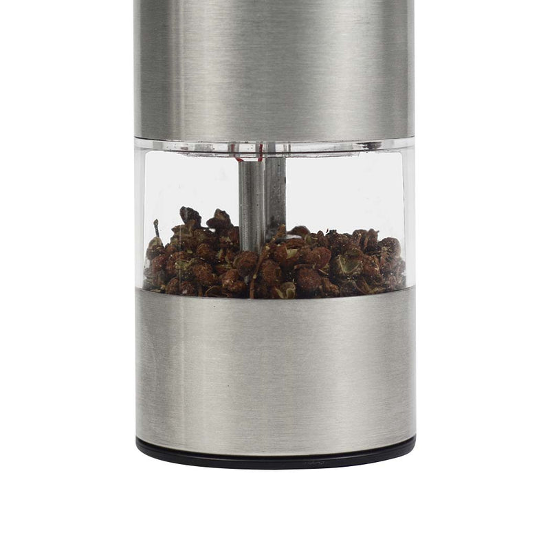 Stainless Steel Electric Salt Pepper Grinder Set Ceramic Mills Shakers Spice