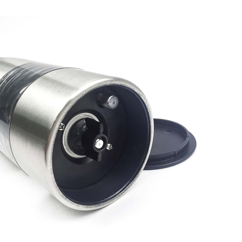Stainless Steel Electric Salt Pepper Grinder Set Ceramic Mills Shakers Spice