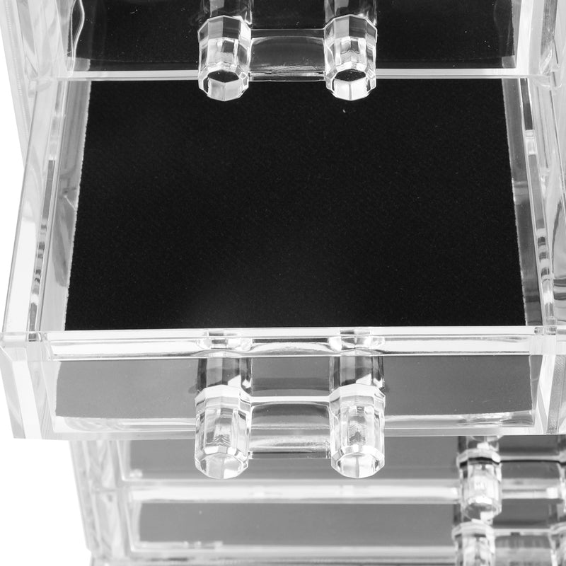 Cosmetic 10 Drawer Makeup Organizer Storage Jewellery Holder Box Acrylic Display