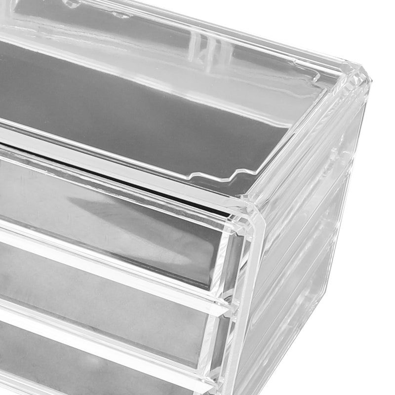 Cosmetic 10 Drawer Makeup Organizer Storage Jewellery Holder Box Acrylic Display