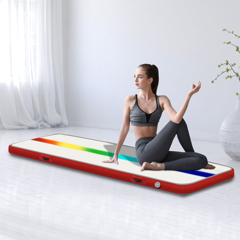 6x1M Air Track Inflatable Mat Airtrack Tumbling Electric Air Pump Gymnastics