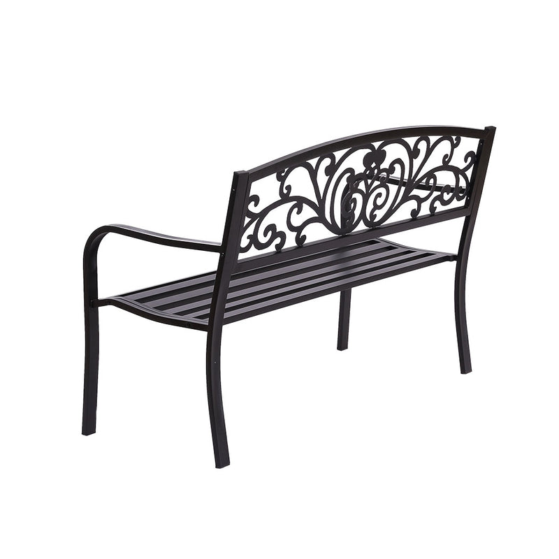 Garden Bench Seat Outdoor Furniture Patio Cast Iron Benches Seats Lounge Chair