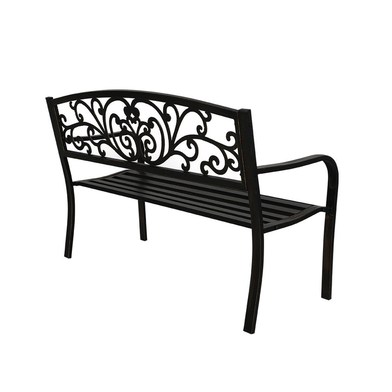 Garden Bench Seat Outdoor Furniture Cast Iron Patio Benches Seats Lounge Chair