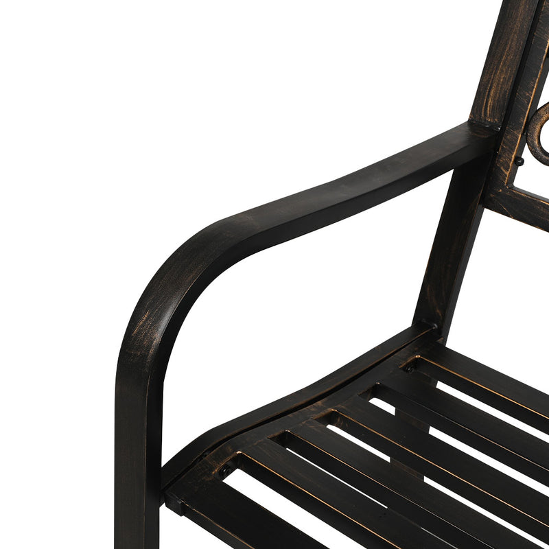 Garden Bench Seat Outdoor Furniture Cast Iron Patio Benches Seats Lounge Chair