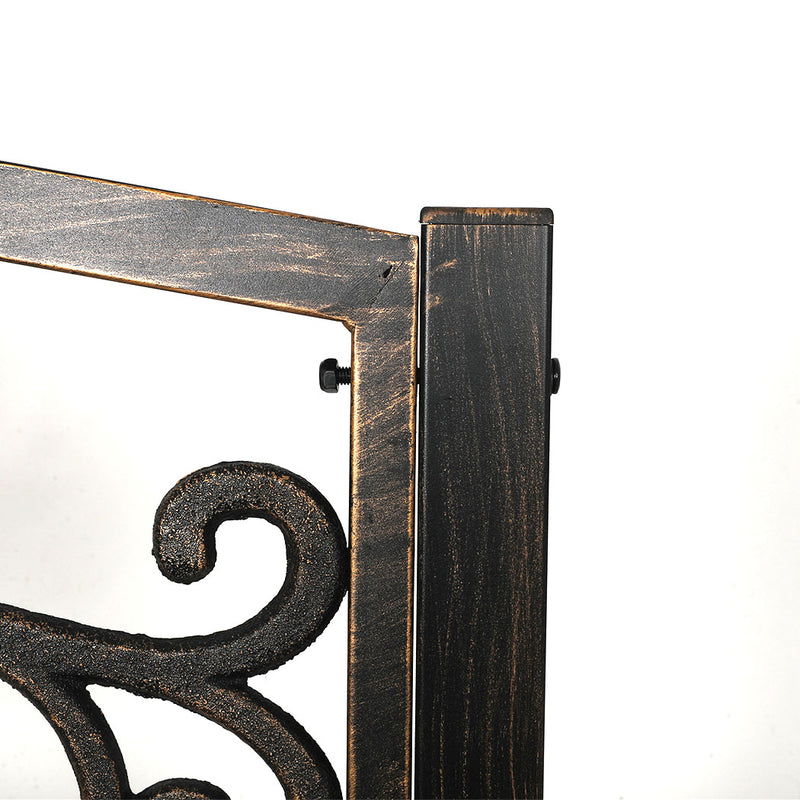 Garden Bench Seat Outdoor Furniture Cast Iron Patio Benches Seats Lounge Chair