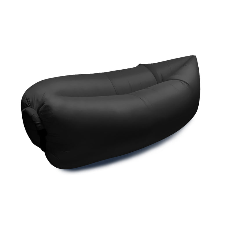 Inflatable Swimming Pool Air Sofa Lounge Sleeping Bag Bed Beach Couch Black