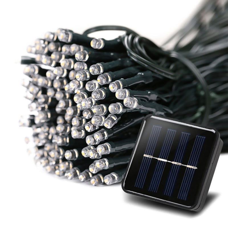 42M 400LED String Solar Powered Fairy Lights Garden Christmas Decor Cool White