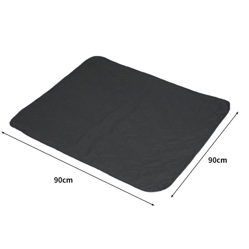 PaWz 2x Washable Dog Puppy Training Pad Pee Puppy Reusable Cushion XXL Grey