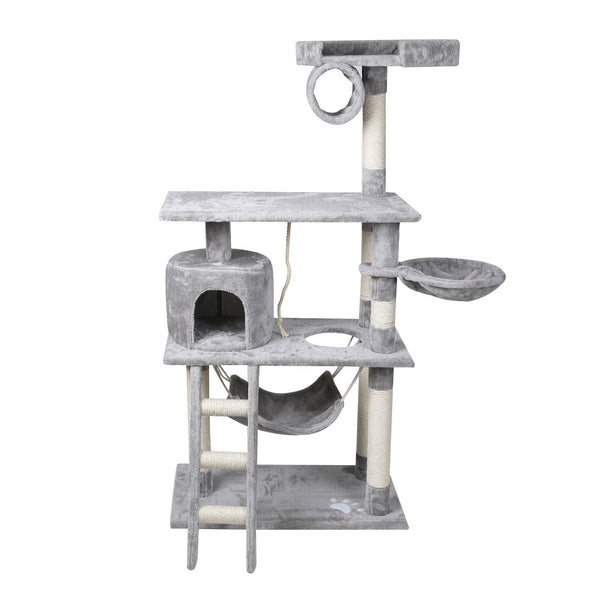 PaWz Cat Tree Scratching Post Pet Scratcher Condo Tower Furniture 160cm Grey