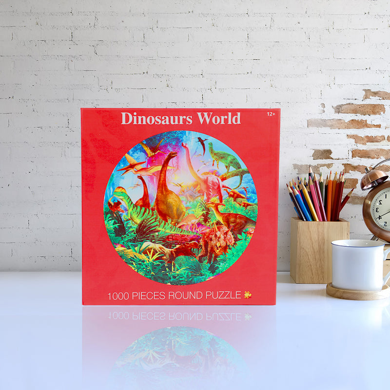 Jigsaw Puzzles 1000 Piece Dinosaur World Adult Kids DIY Puzzle Toys Home Decor