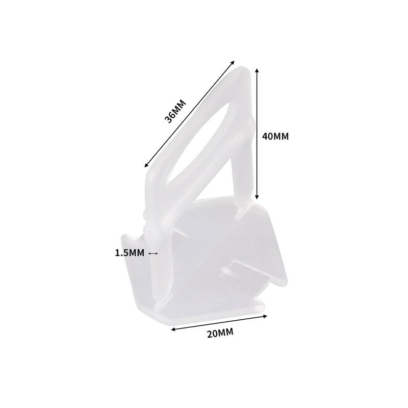 1000x 1.5MM Tile Leveling System Clips Levelling Spacer Tiling Tool Floor Wall