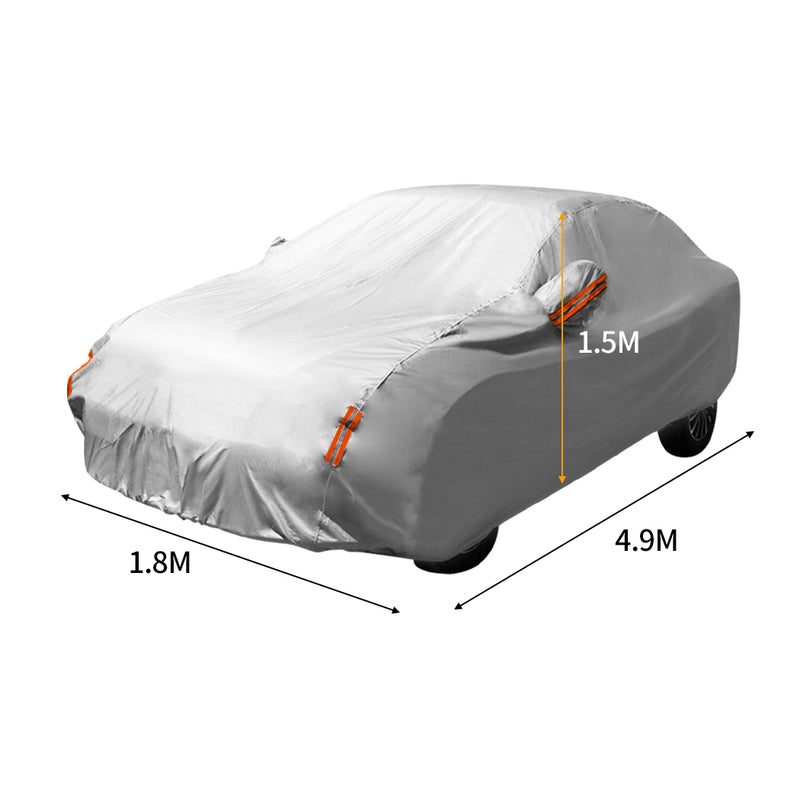 Waterproof Adjustable Large Car Covers Rain Sun Dust UV Proof Protection 3XL