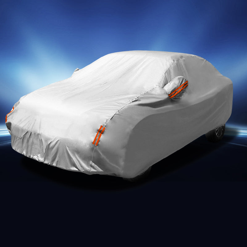 Waterproof Adjustable Large Car Covers Rain Sun Dust UV Proof Protection 3XXL