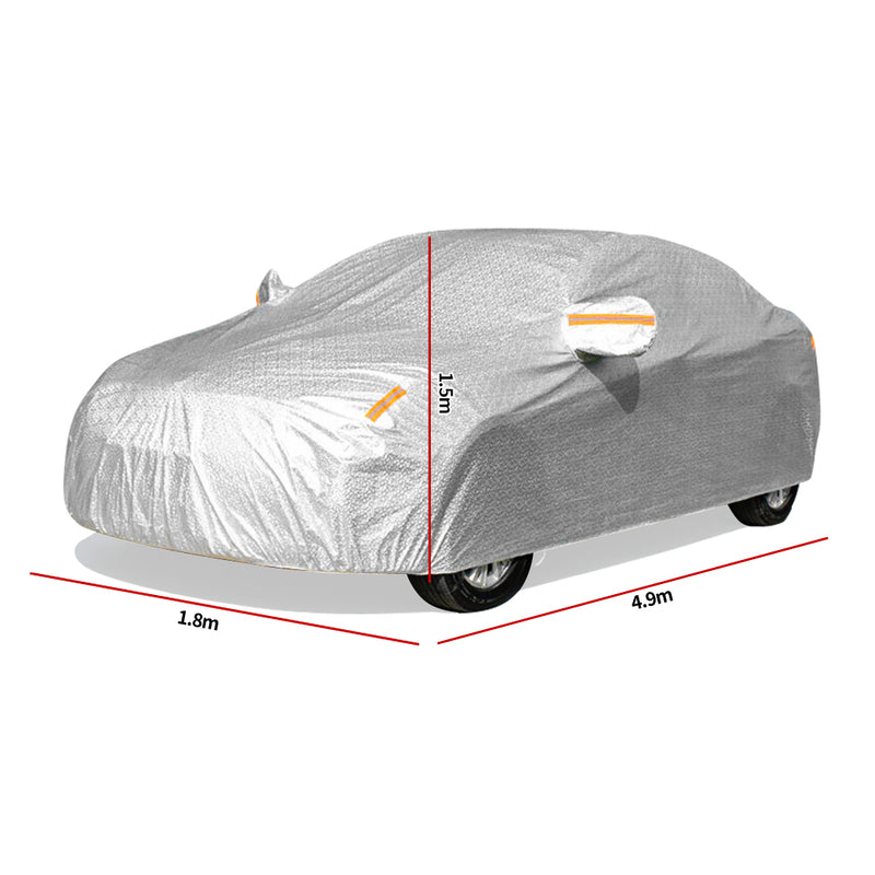 Waterproof Adjustable Large Car Covers Rain Sun Dust UV Proof Protection 3XL