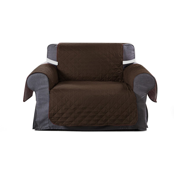 1 Seater Sofa Covers Quilted Couch Lounge Protectors Slipcovers Coffee