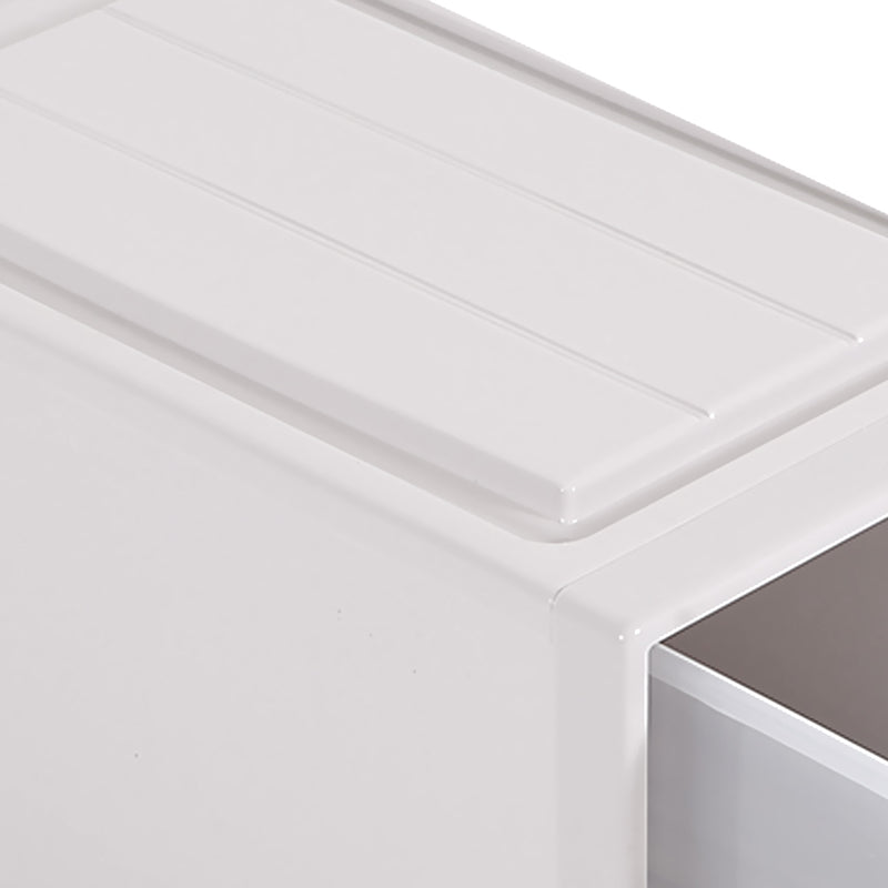 2x Plastic Wide Drawer Shoes Storage Boxes Stackable Clothes Kids Toys Organiser