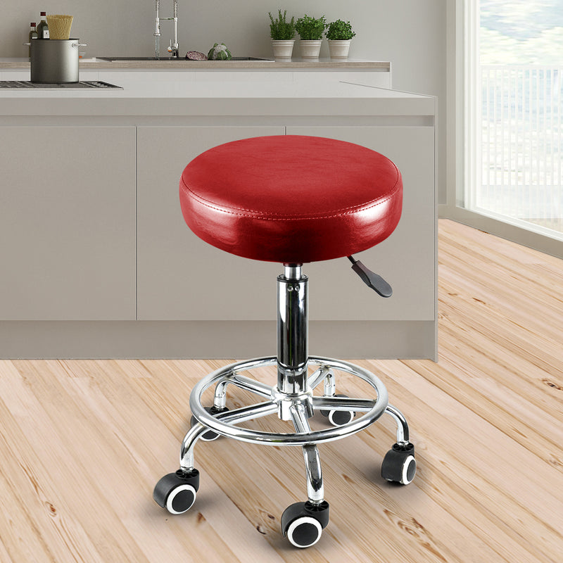 Levede Swivel Salon Bar Stools Hairdressing Stool Barber Chairs Equipment Beauty