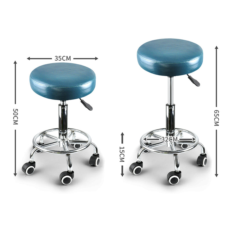 2x Levede Swivel Salon Barstool Hairdressing Stool Barber Chair Equipment Beauty