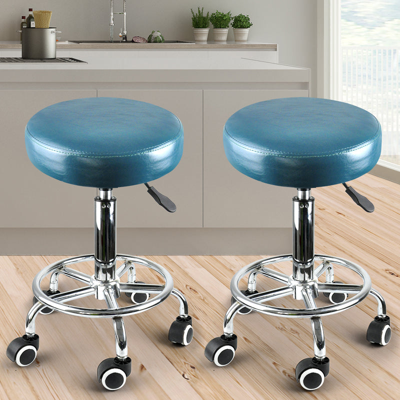 2x Levede Swivel Salon Barstool Hairdressing Stool Barber Chair Equipment Beauty
