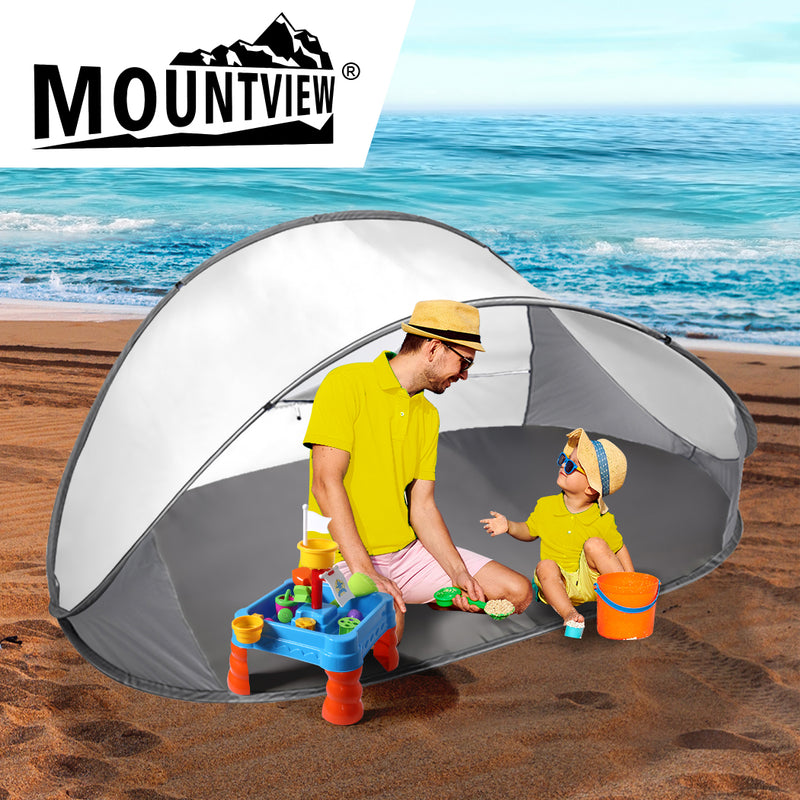 Mountvie Pop Up Tent Camping Beach Tents 4 Person Portable Hiking Shade Shelter