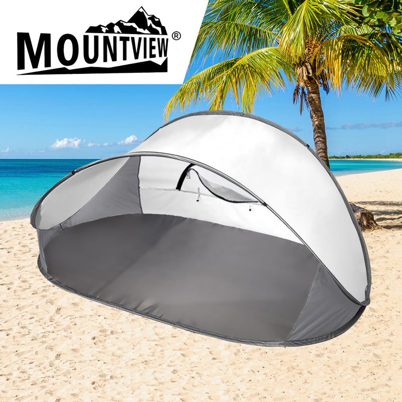 Mountvie Pop Up Tent Camping Beach Tents 4 Person Portable Hiking Shade Shelter