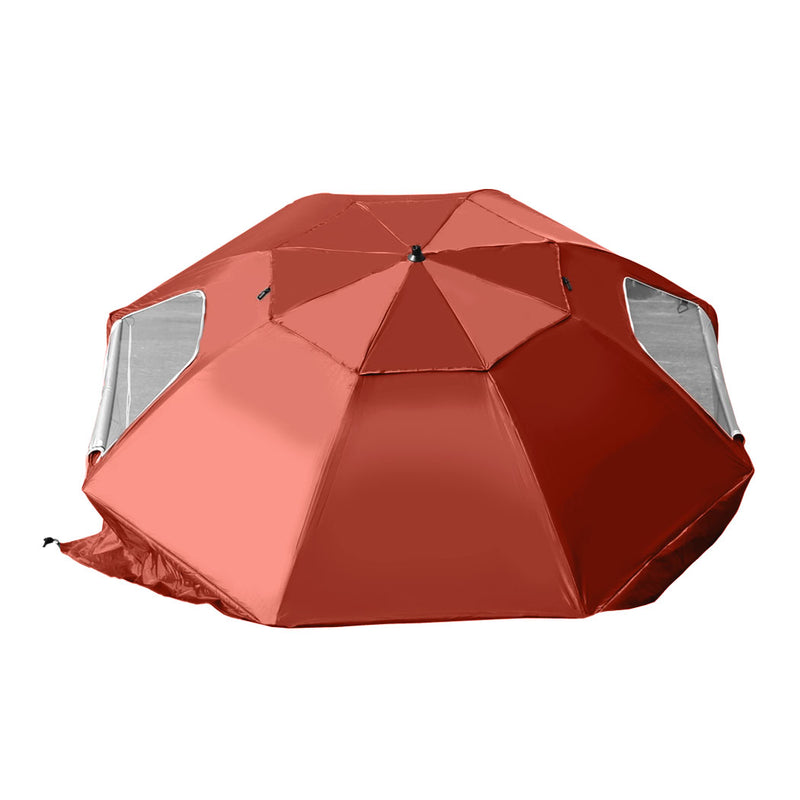 Umbrella Beach Outdoor Umbrellas Sun Shade Weather Patio Garden Shelter 2M Red