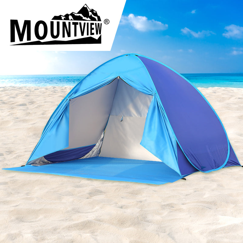 Mountview Pop Up Camping Tent Beach Tents 2-3 Person Hiking Portable Shelter