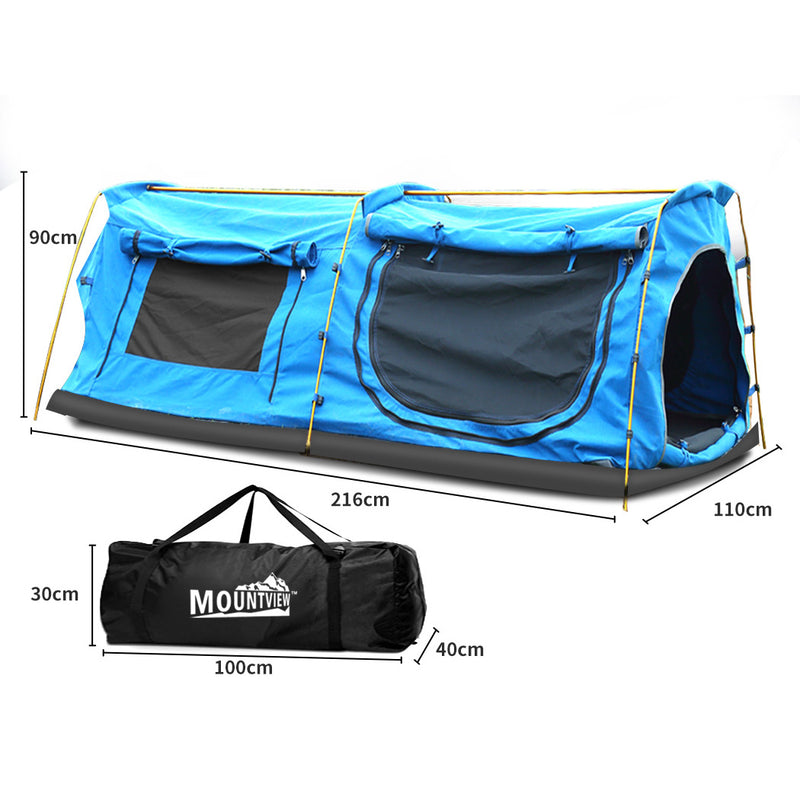 Mountviewe Dome Camping Swag Swags Mattress Canvas Tent Kings Hiking Daddy Bags