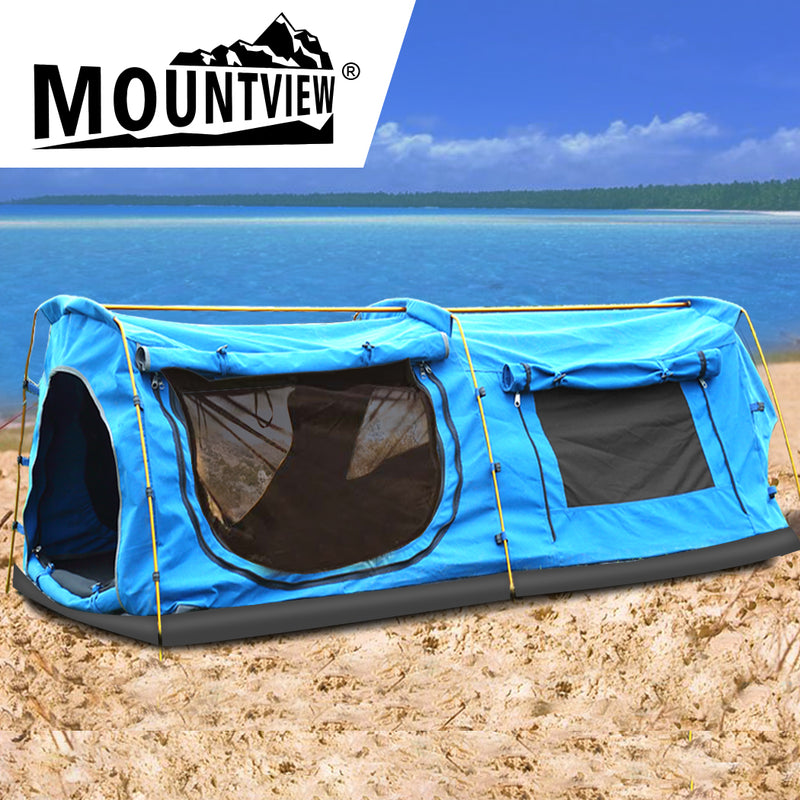 Mountviewe Dome Camping Swag Swags Mattress Canvas Tent Kings Hiking Daddy Bags