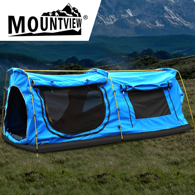 Mountviewe Dome Camping Swag Swags Mattress Canvas Tent Kings Hiking Daddy Bags