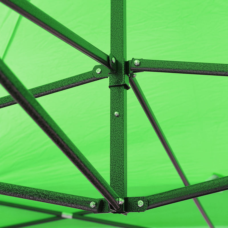 Mountview Gazebo Tent 3x3 Outdoor Marquee Gazebos Camping Canopy Wedding Green