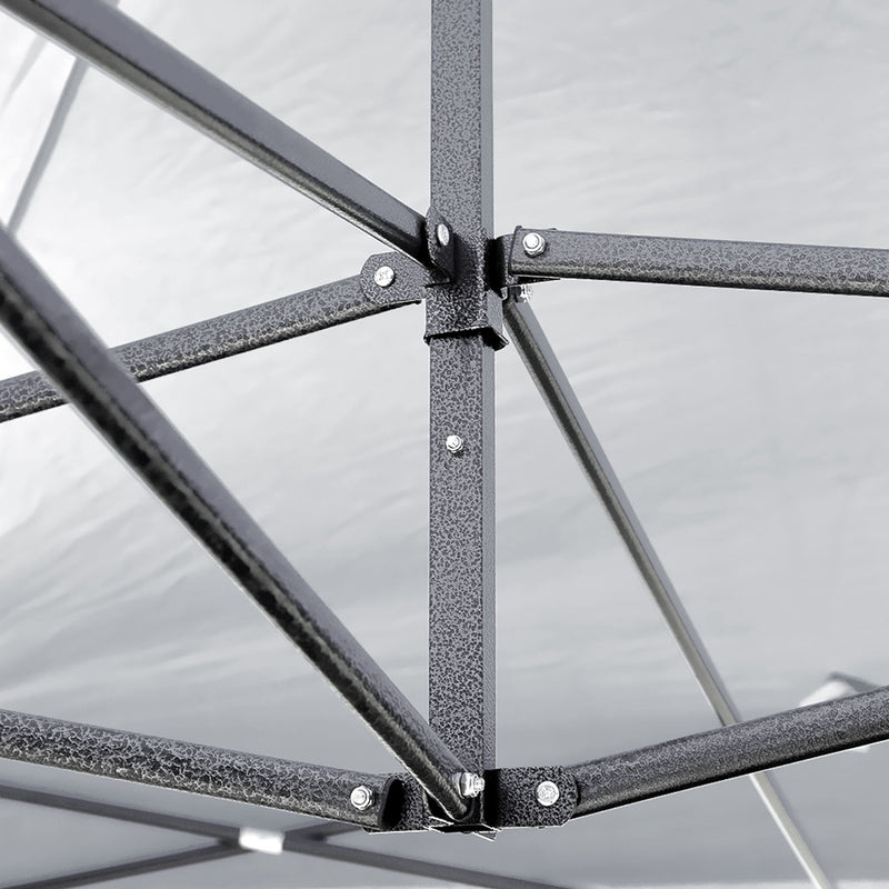 Mountview Gazebo Tent 3x3 Outdoor Marquee Gazebos Camping Canopy Wedding Silver