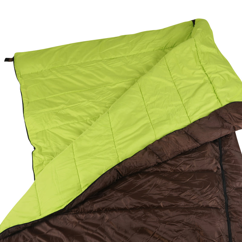 Mountview Double Sleeping Bag Bags Outdoor Camping Hiking Thermal -10 deg Tent Sack