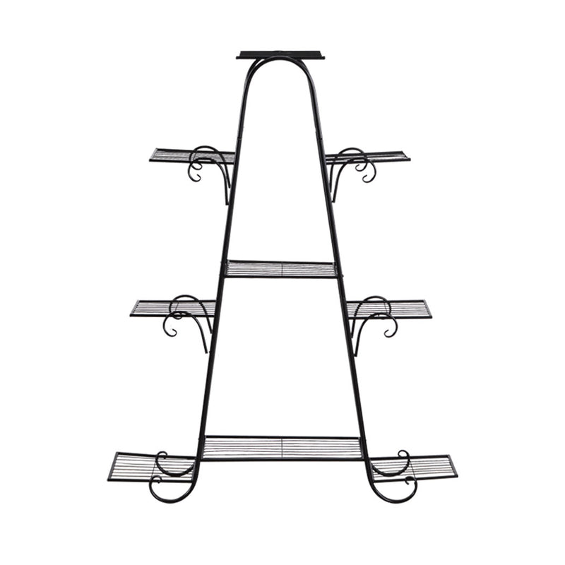 Levede Outdoor Indoor Metal Plant Stand Flower Pots Rack Garden Corner Shelf