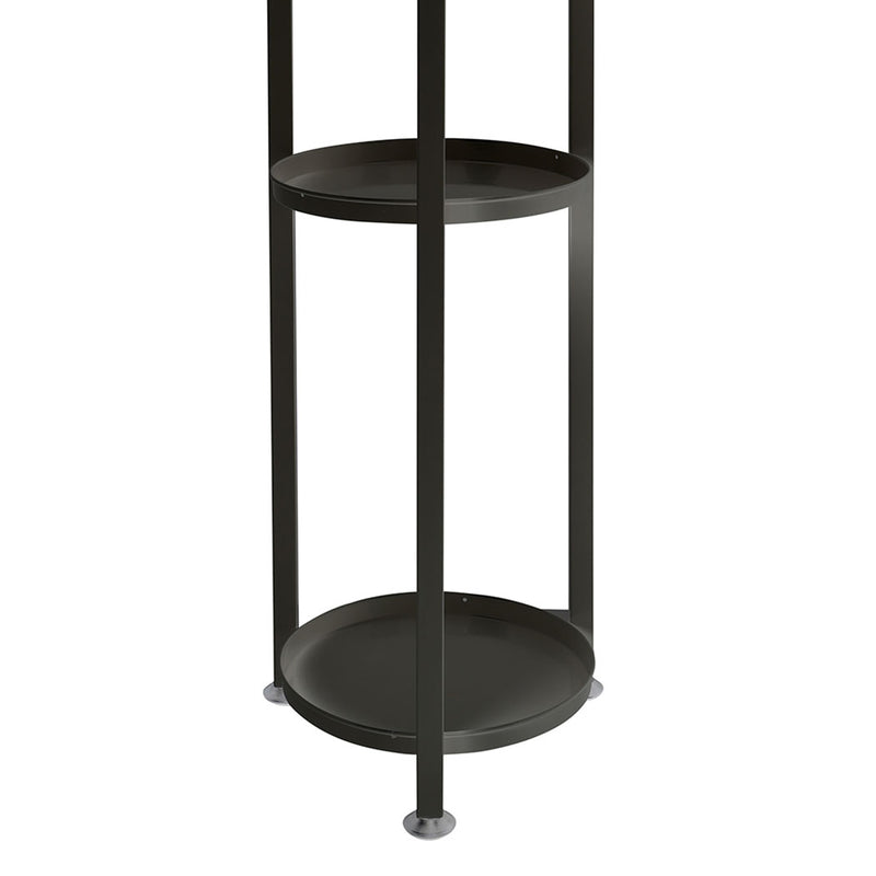 Levede Plant Stand Outdoor Indoor Flower Pots Rack Garden Shelf Black 100CM
