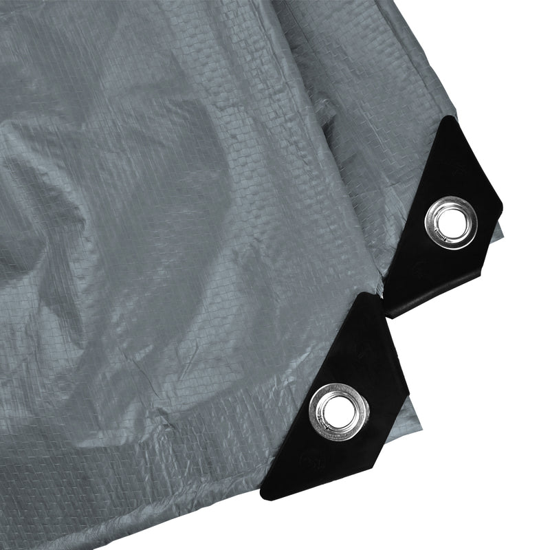 2.1x6.1M Heavy Duty Poly Tarps 200gsm PE Tarpaulin Camping Cover UV Rot Proof