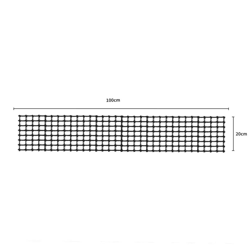 20m Gutter Guard Mesh Aluminium Guards Twigs Filter Garden Leaf Brush DIY Black