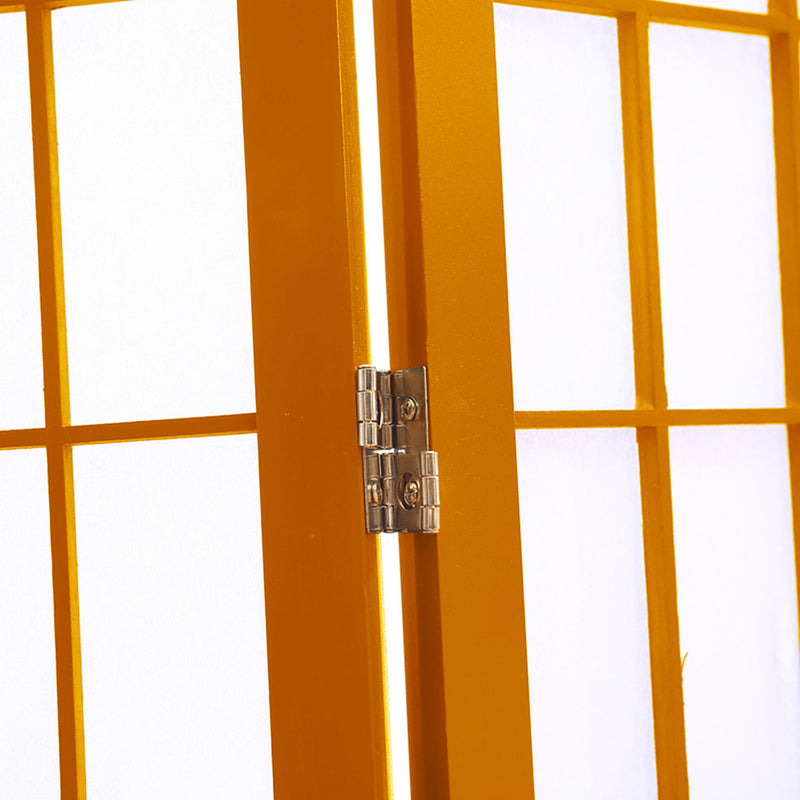 Levede 8 Panel Free Standing Foldable  Room Divider Privacy Screen Wood Frame