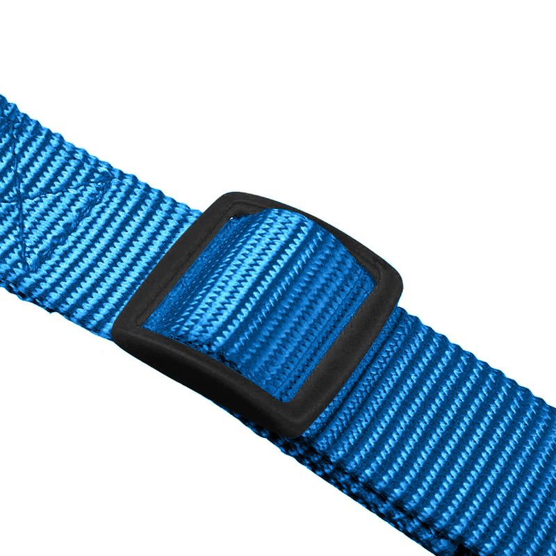 Adjustable Dog Hands Free Leash Waist Belt Buddy Jogging Walking Running Blue